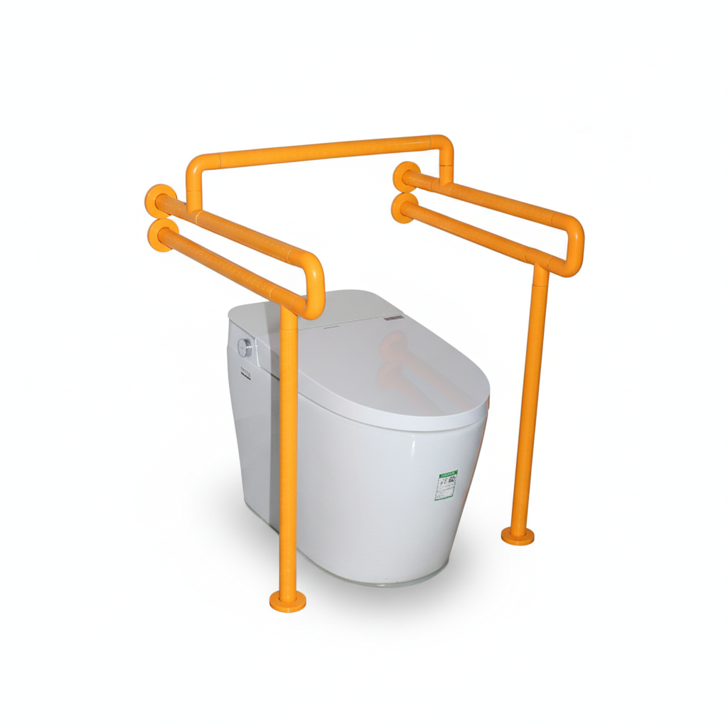 Toilet Grab Bar - White Background